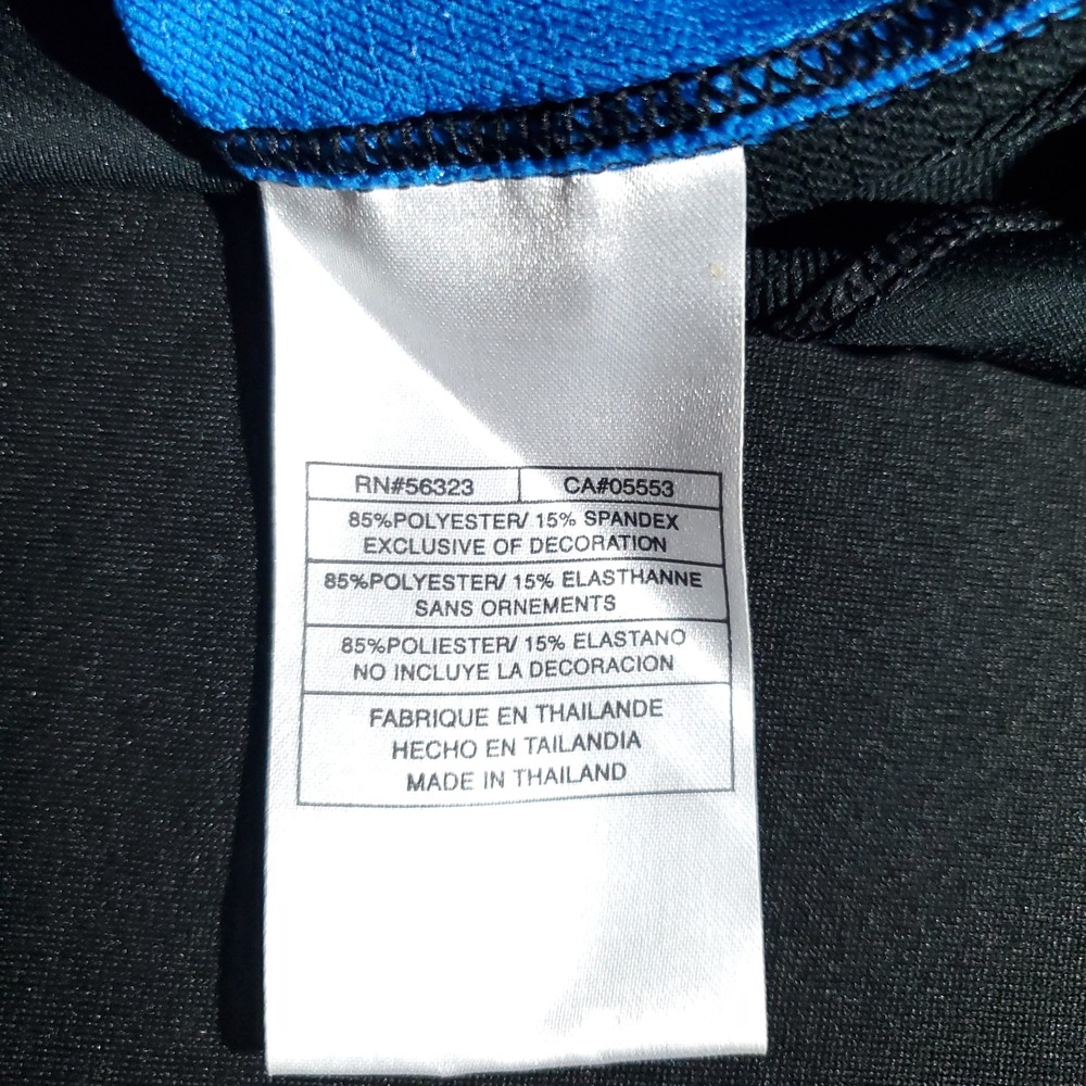 Nike Golf Dri-FIT 1/4 Zip Pullover Mens XL Black Blue Long Sleeve Athletic Shirt - Picture 8 of 10